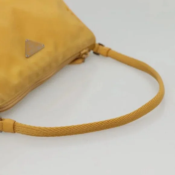 PRADA Accessory Pouch Nylon Yellow Auth 117775 - Picture 8 of 16